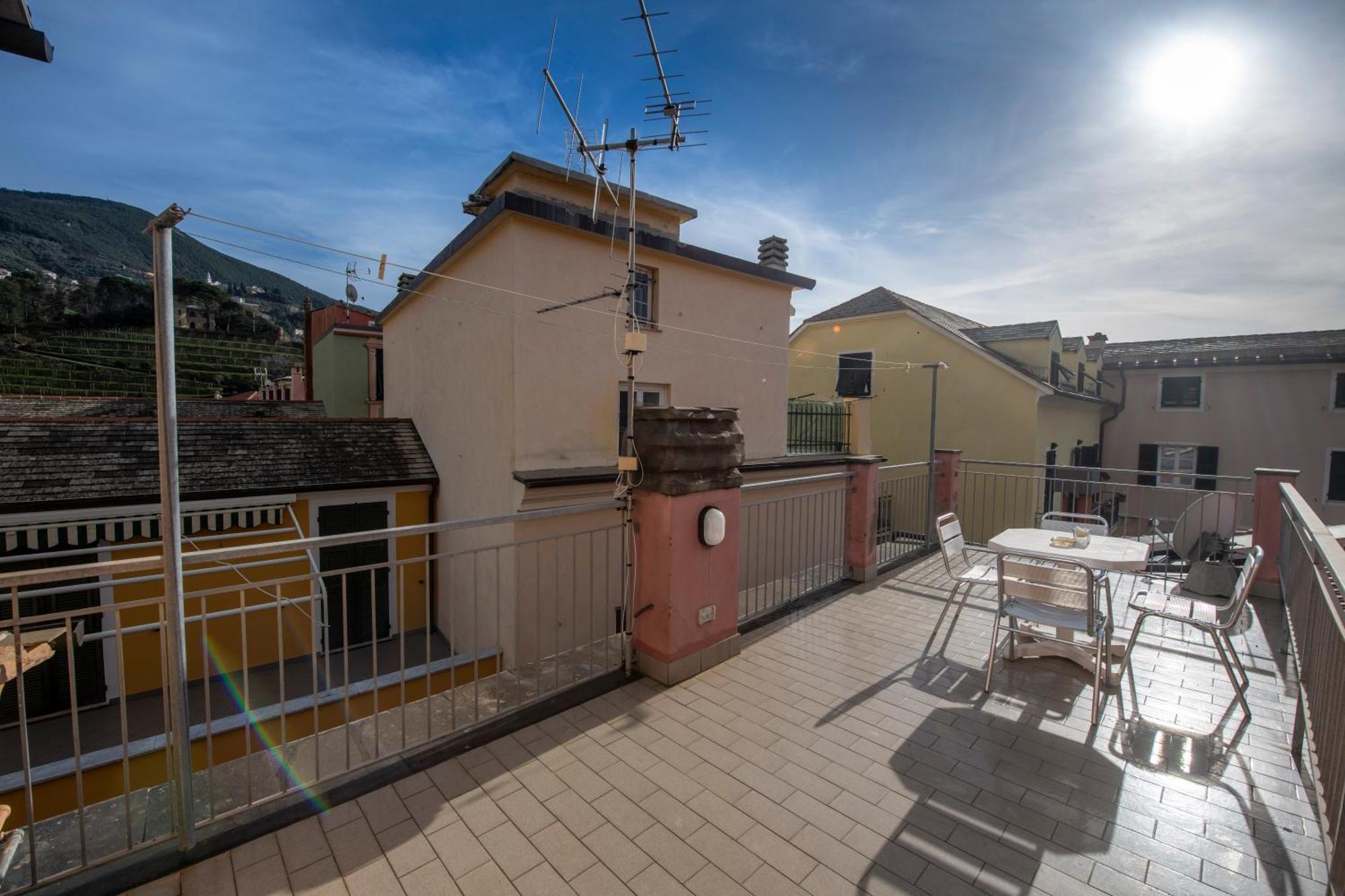 188B - Casa Di Nina Moneglia Con Terrazza - 2Min Dal Mare Apartment ภายนอก รูปภาพ